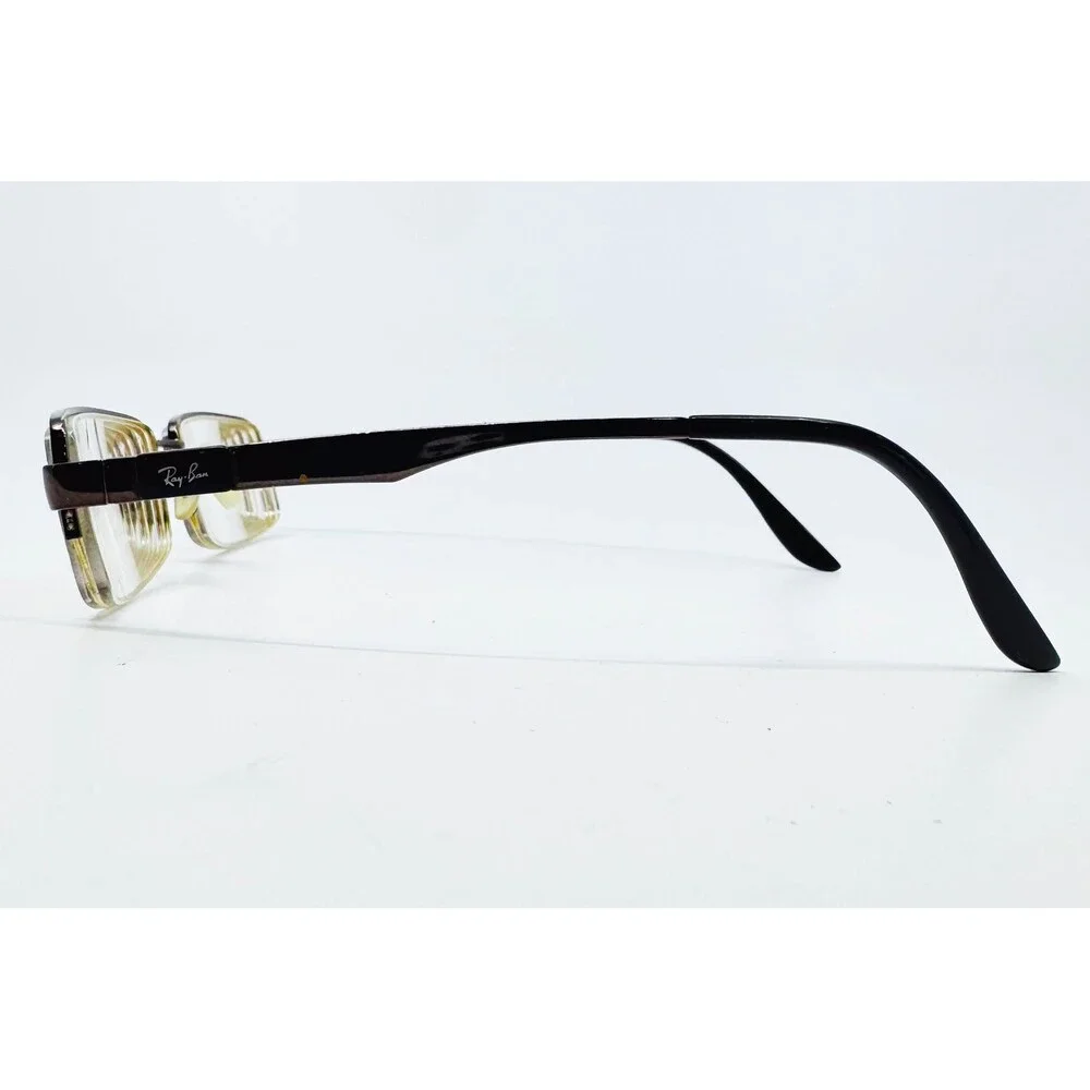 Ray-Ban Eyeglasses Mens Brown RB 6156 2511 Rectangular Full Rim 52-17-140
